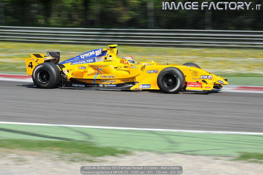 2008-04-26 Monza 1511 Formule Renault 3.5 Series - Marco Barba